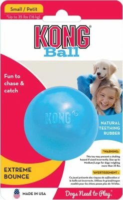 Kong Puppy Bal Met Gat Assorti -winkel voor hondenvoer 0035585356037 a blauw 2