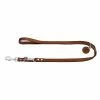 Hunter Rundleder Verstelbare Hondenlijn Cognac -winkel voor hondenvoer 66063 HUNTER 11462 66063 001 18 lpr
