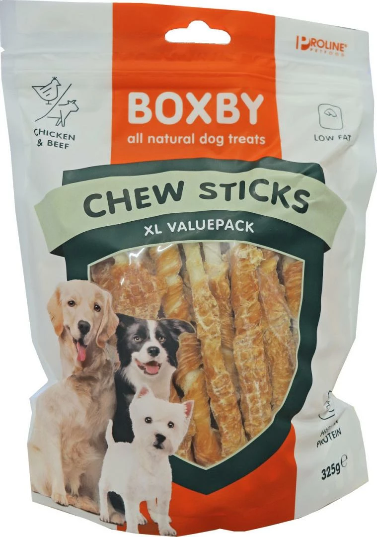 Proline Petfood Boxby Proline Boxby Chew Sticks XL 325 Gr 3 Proline Petfood Boxby Proline Boxby Chew Sticks XL 325 Gr