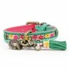 Dog With A Mission Halsband Bella XXXS -winkel voor hondenvoer DWAM Minidog SS21 Flowerbomb Bella 1