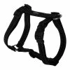 Rogz Beltz Utility Hondentuig Black -winkel voor hondenvoer H Harness Reflective Stitching SJ A Black