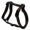 Rogz Beltz Utility Hondentuig Chocolate -winkel voor hondenvoer H Harness Reflective Stitching SJ J Brown