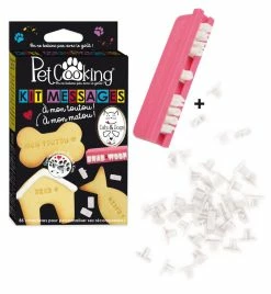 PetCooking Set Message Stamp + Letters 5 PetCooking Set Message Stamp + Letters -winkel voor hondenvoer P90100 KIT MESSAGE AVEC CONTENU