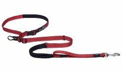Rogz Utility Hondenlijn Handsfree Red -winkel voor hondenvoer RHLF05C Utility Handsfree Lead XL Red DET1