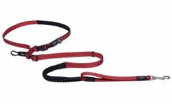 Rogz Utility Hondenlijn Handsfree Red -winkel voor hondenvoer RHLF06C Utility Handsfree Lead L Red DET1