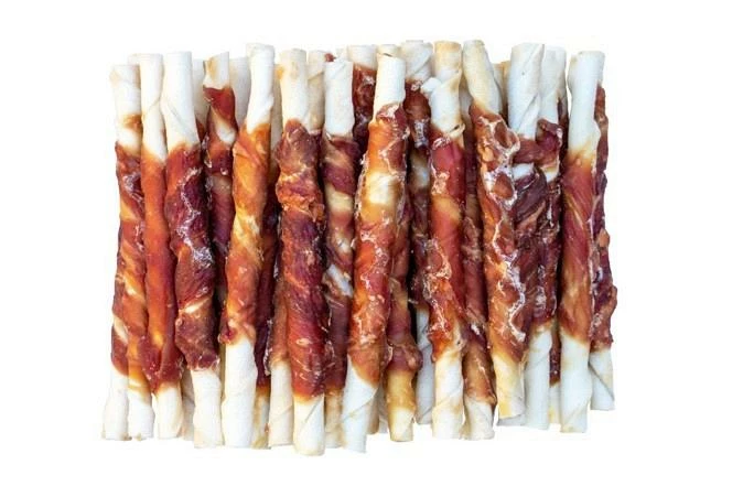 Voskes Voeders Voskes Rawhide Met Eend Twist 40 St 4 Voskes Voeders Voskes Rawhide Met Eend Twist 40 St - Afbeelding 2