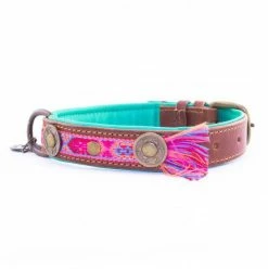 Dog With A Mission Halsband Boho Rosa -winkel voor hondenvoer boho rosa 2 5 cm halsband m 5172 nl G