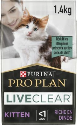 PRO PLAN Liveclear Kitten, Kalkoen