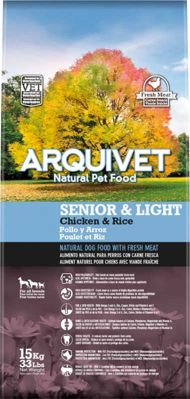 ARQUIVET Senior & Light Chicken And Rice 3 ARQUIVET Senior & Light Chicken And Rice