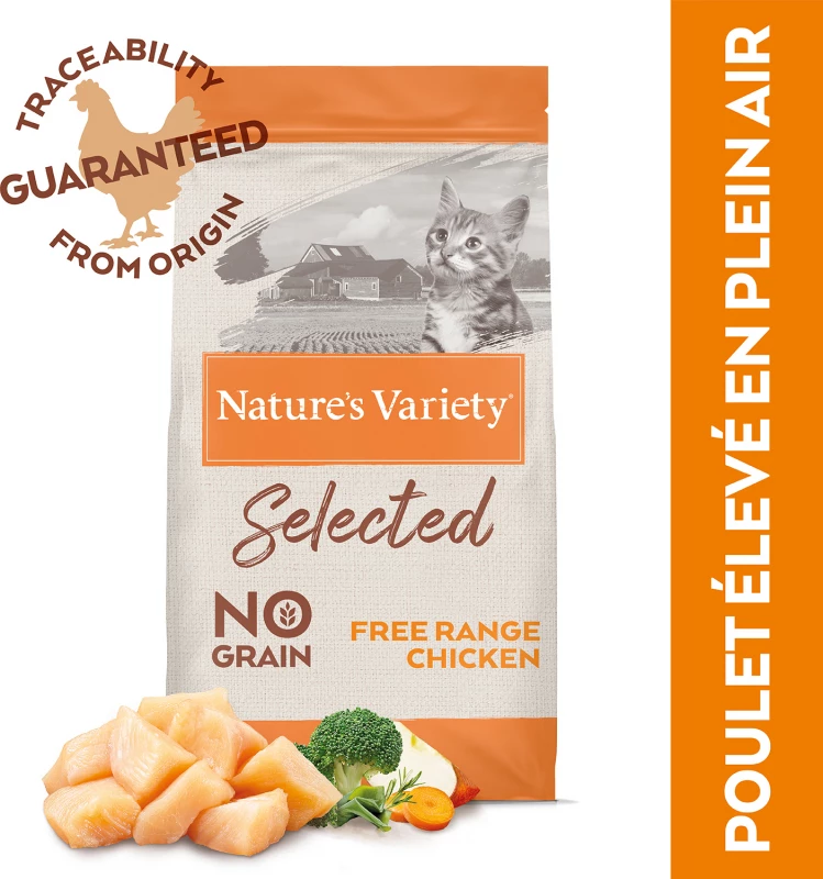 NATURE'S VARIETY Selected Kitten, Kip 4 NATURE'S VARIETY Selected Kitten, Kip - Afbeelding 2