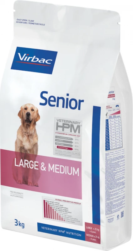 VIRBAC Veterinary HPM Large & Medium Senior 3 VIRBAC Veterinary HPM Large & Medium Senior