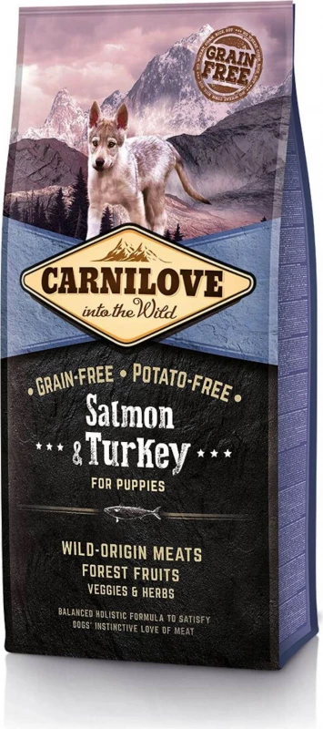 CARNILOVE Puppy Zalm En Kalkoen 3 CARNILOVE Puppy Zalm En Kalkoen