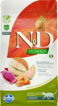 Farmina N&d FARMINA N&D Grain Free Adult, Pompoen, Eend & Meloen