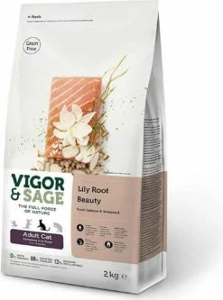 Vigor & Sage Vigor & Sage Adult Cat - Met Zalm & Zeewier