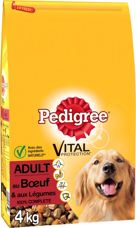 PEDIGREE Adult, Met Rund En Groente 3 PEDIGREE Adult, Met Rund En Groente