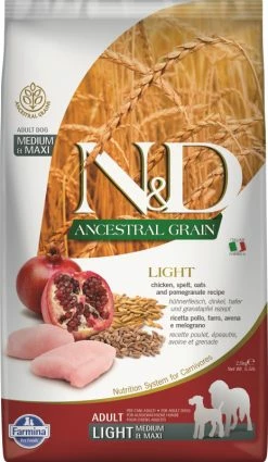 Farmina N&d FARMINA N&D Ancestral Grain LIGHT Medium Maxi