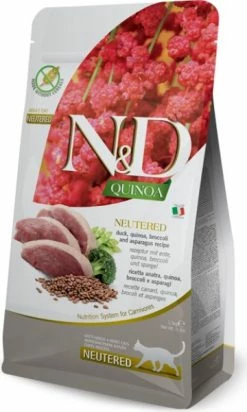 Farmina N&d FARMINA N&D Quinoa Adult Cat Neutered, Eend