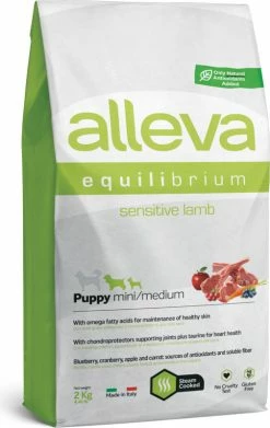 ALLEVA Equilibrium Sensitive, Puppy Mini/Medium, Met Lam