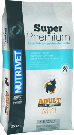 NUTRIVET Super Premium Adult Mini, Met Gevogelte