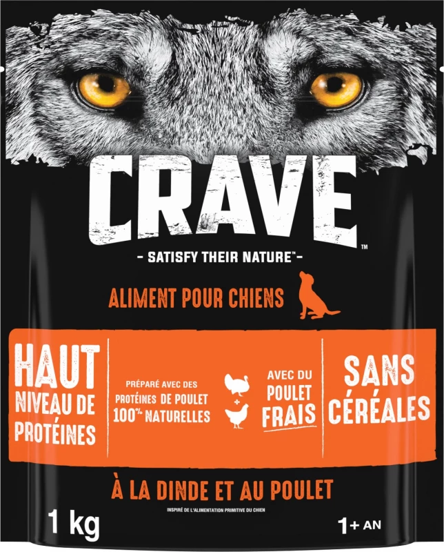 CRAVE Grain Free Met Kalkoen & Kip 3 CRAVE Grain Free Met Kalkoen & Kip