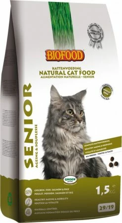 BIOFOOD Senior Cat 100% Natuurlijk Kattenvoer