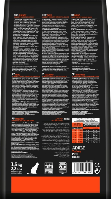 ARQUIVET Cat Adult - Met Kalkoen 6 ARQUIVET Cat Adult - Met Kalkoen - Afbeelding 4