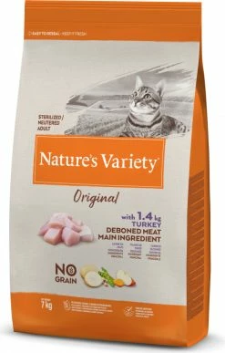NATURE'S VARIETY Original Cat Adult Sterilised, Met Kalkoen