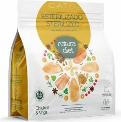 NATURA DIET CATS Sterilized, Met Kip