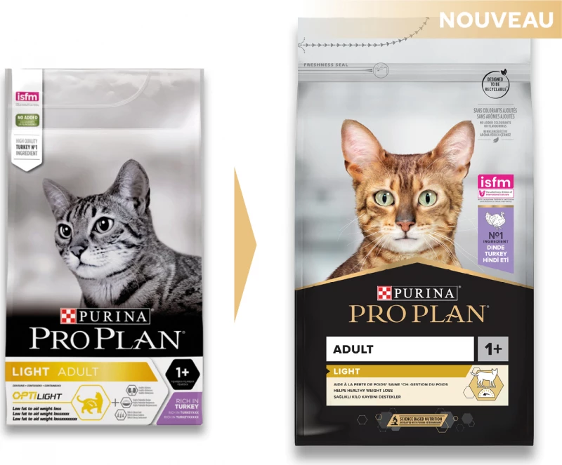 PRO PLAN Adult Light Rijk Aan Kalkoen En Rijst Voor Katten 6 PRO PLAN Adult Light Rijk Aan Kalkoen En Rijst Voor Katten - Afbeelding 4