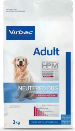 Virbac Veterinary HPM Neutered Large & Medium -winkel voor hondenvoer lm 456250cf8b51c773f3f8dc8b4be867a9a021638433001
