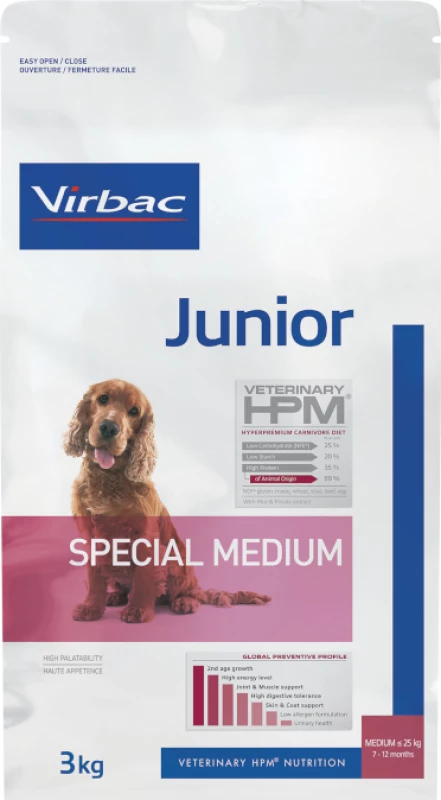 VIRBAC Veterinary HPM JUNIOR Special Medium 4 VIRBAC Veterinary HPM JUNIOR Special Medium - Afbeelding 2