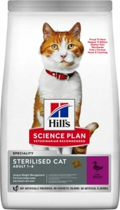 HILL'S Science Plan Feline Young Adult Sterilised - Met Eend
