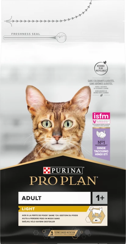 PRO PLAN Adult Light Rijk Aan Kalkoen En Rijst Voor Katten 4 PRO PLAN Adult Light Rijk Aan Kalkoen En Rijst Voor Katten - Afbeelding 2