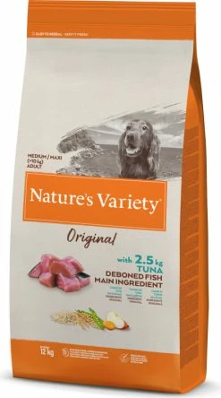 NATURE'S VARIETY Original Dog Medium Maxi Adult, Met Tonijn