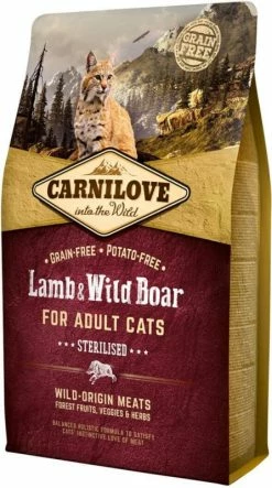 Carnilove Cat Adult Sterilized - Lamb & Wild Board
