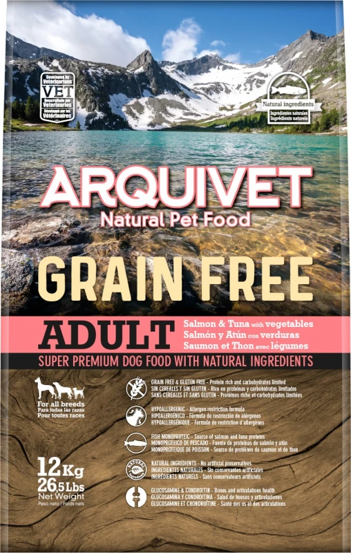 ARQUIVET Adult Grain Free Salmon & Tuna 3 ARQUIVET Adult Grain Free Salmon & Tuna