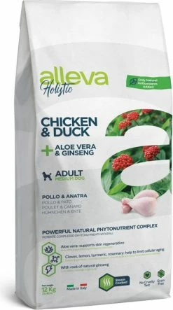 ALLEVA Holistic Adult Medium, Met Kip & Eend