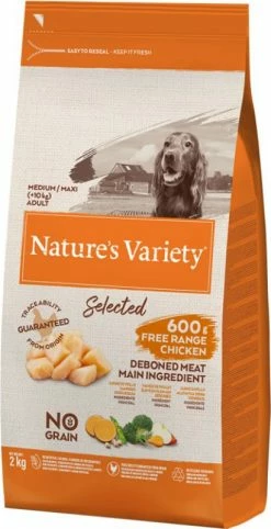 NATURE'S VARIETY Selected Medium Maxi Adult, Met Scharrelkip -winkel voor hondenvoer lm 69110a5ab2db37feedfdeaab192ead4ac0e1658388331