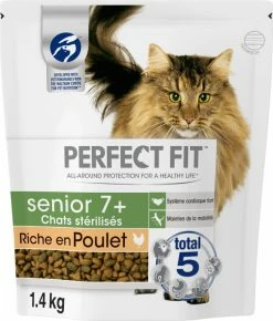 PERFECT FIT Senior 7+ Cat Sterilized, Met Kip