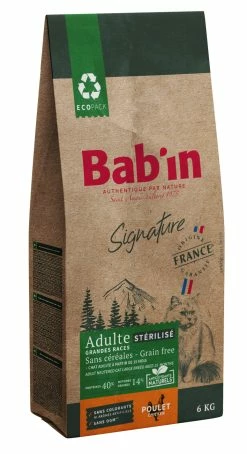BAB'IN Selective Grain Free Adult, Groot Ras, Met Kip