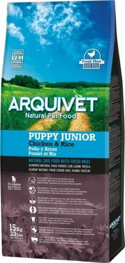 ARQUIVET Puppy & Junior Met Kip & Rijst
