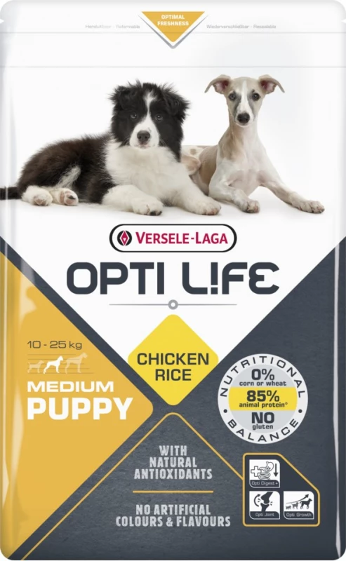 OPTI LIFE Puppy Medium Voor Pup 3 OPTI LIFE Puppy Medium Voor Pup