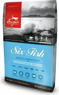 ORIJEN Six Fish Grain Free Adult & Puppy -winkel voor hondenvoer lm 804dc5689792e08eb2e219dce49e64c885b1575454979