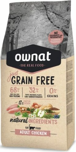 OWNAT Just Grain Free Adult - Met Kip