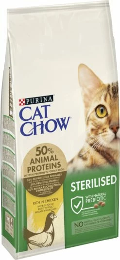 CAT CHOW STERILISED Voor Gesteriliseerde Katten, Rijk Aan Kip -winkel voor hondenvoer lm 87667d16d00201083a2b118dd5128dd6f591637760600