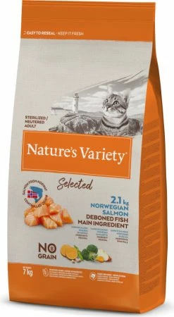 NATURE'S VARIETY Selected Cat Adult Sterilised, Met Zalm