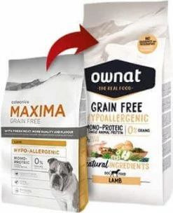 OWNAT Grain Free Hypoallergenic - Met Lam -winkel voor hondenvoer lm 932d2ed45a52bc0edfa11c2064e9edee8bf1524473651
